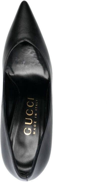 gucci pumps zwart hak gold|Gucci Heels for Women .